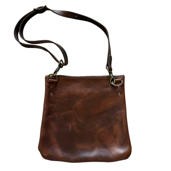 Handmade leather cross body bag in great condition. - Picture 2 of 3